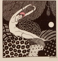 Fashions and Manners : Georges LePape : 1925 : Art Print Suitable for Framing
