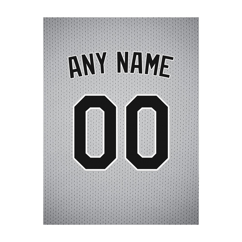 Chicago White Sox Gray Jersey Print-Personalized NAME & NUMBER-FREE US SHIPPING