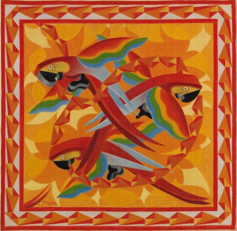 Parrots : Giacomo Balla : 1929 : Archival Quality Art Print Italian