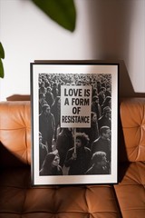 Protest Poster – Feminist Civil Rights Wall Art, Vintage Political Quote Decor