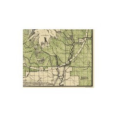Historic City Map – Mount Baker Washington – Easton 1912 – Vintage Wall Art