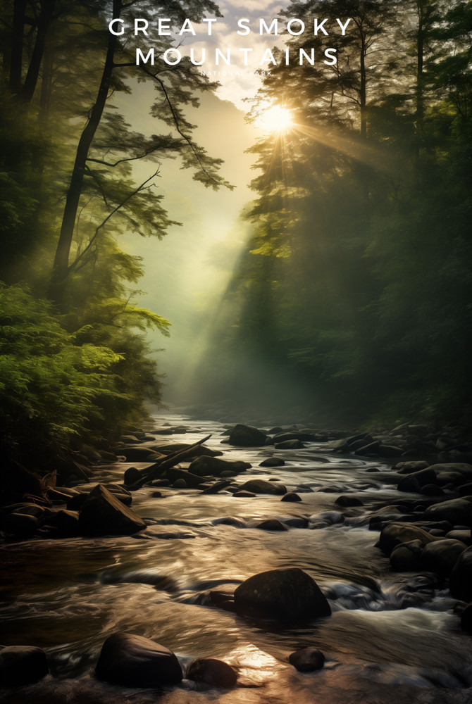 Great Smoky Mountains National Park Poster Premium Photo Print Art 4 Sizes #2