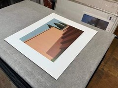 GRETCHEN DOW SIMPSON Florence, Italy SIGNED 20.25″ x 22.75″ Serigraph 1992 Conte