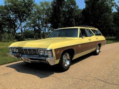 1967 Chevy Wagon With 427 | 24×36 inch POSTER | classic vintage car