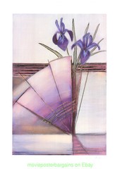 IRIS Silver Foil MIRAGE ED Gallery Print Poster TYLER DEAN Art AUTOGRAPHED