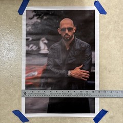Andrew Tate – Influencer – ✅ Poster Wall Art Canvas Poster Print ✅ 12×18 inch