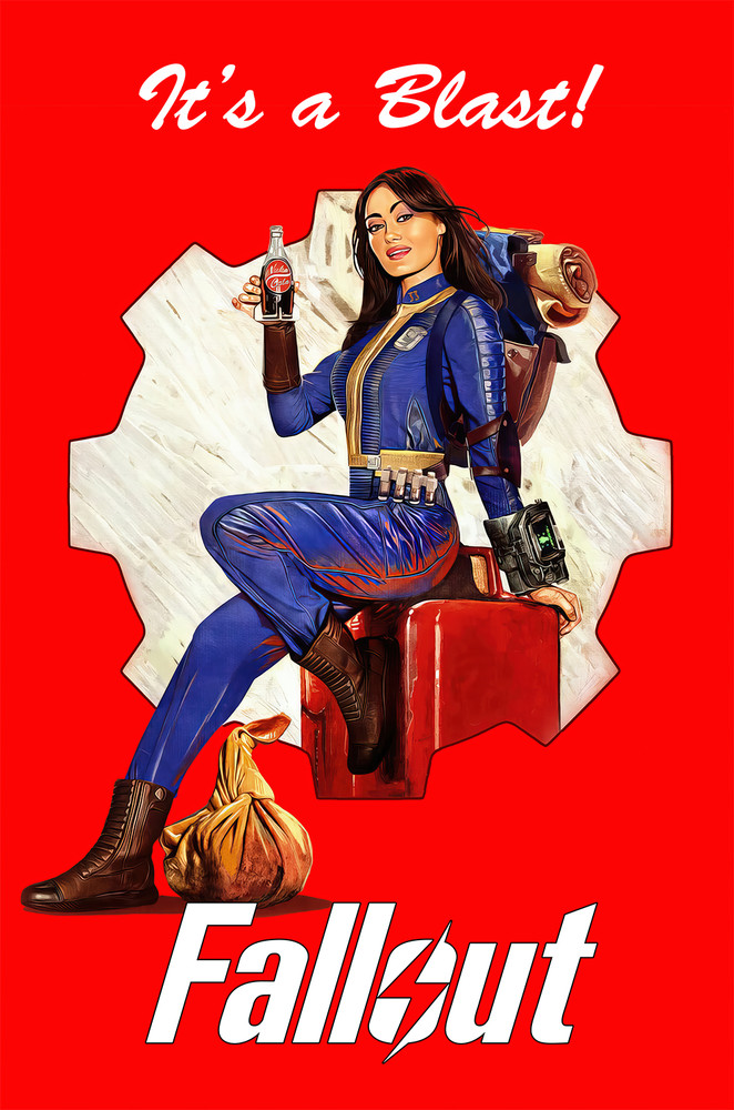 Fallout 4 Nuka Cola Lucy Premium Poster Gaming Fan Gift