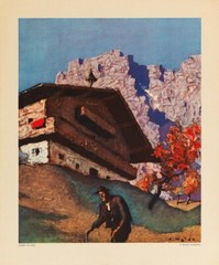 Autumn in Tyrol : Alfons Walde : 1930 : Archival Art Print to Frame