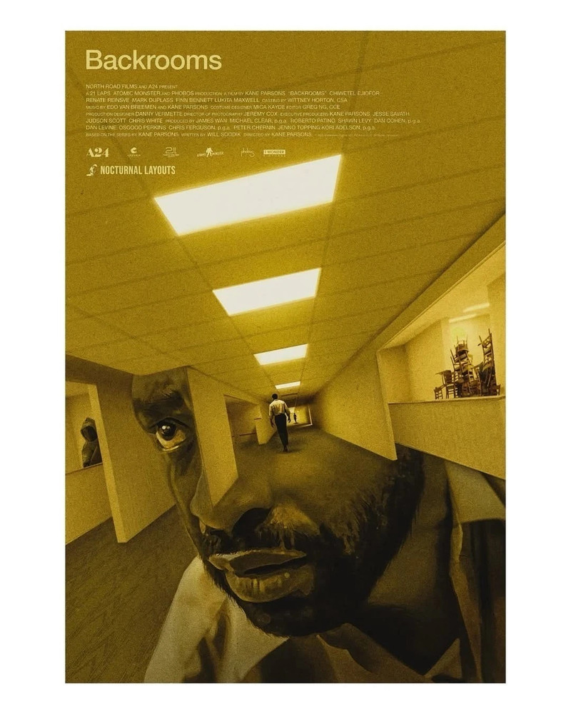 The Backrooms (2026) Surreal Horror Movie Poster