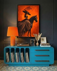 Hermès Elegant Horse Fashion wall art home decor Canvas Poster Portrait Gallery