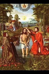 Baptism of Christ Jacques-Louis David Poster Print