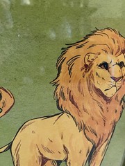 El Leon #30 Wall Art By Sapna Shah 12 X 18 Inches Loteria