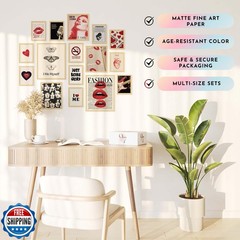 97 Decor Retro Downtown Girl Room Decor – Cute Y2k Room Decor 2000s Prints, Y