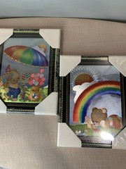 Metallic Foil Art Bear Pictures. New