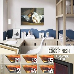 40W»x32H» DANCING WITH ILLUMINATION by ZHAOMING WU – BEDCOVER CHOICES of CANVAS