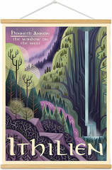 Middle Earth Landscape Wall Art Prints, Canvas Painting, Fantasy Posters, Wall P