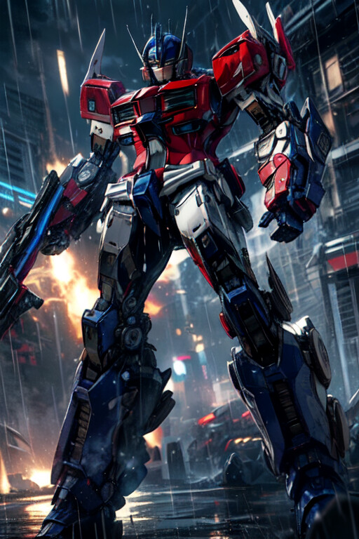 Transformers Optimus Prime Poster Print – No Frame
