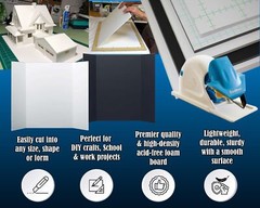 3/16″ Black Foam Core Boards 11×14 16×20 20×30 24×36 30×40 32×40 Poster Backing