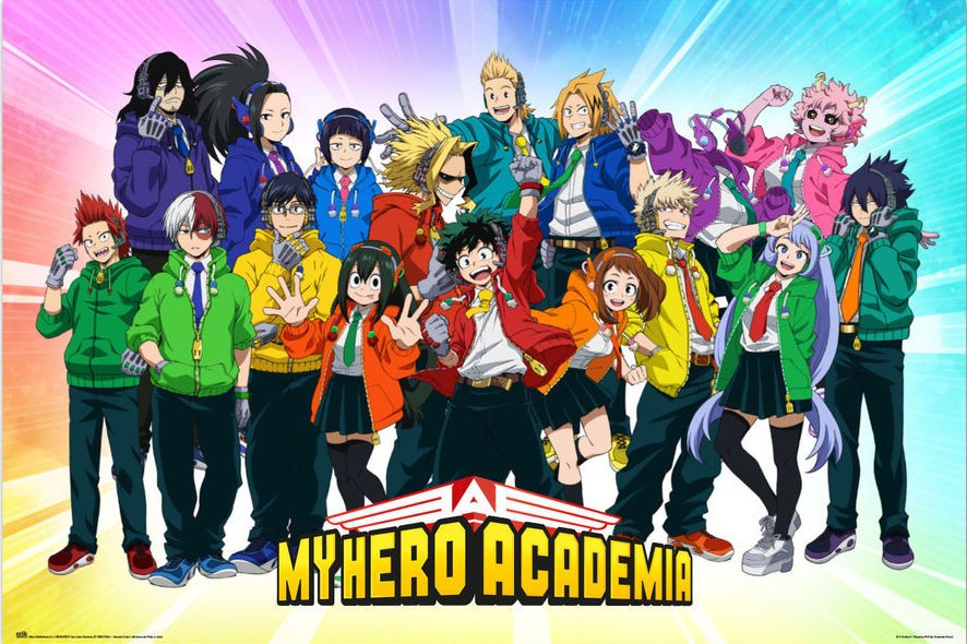 Poster Studio B – My Hero Academia Class A Team A-1 Anime 24×36″ NEW R85638