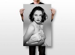 Famke Janssen – Dutch Cinema Actress – Fashion Model – Artist – POSTER 20″x30″