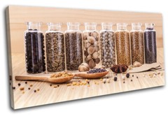 Spices Herbs Cooking Food Kitchen SINGLE CANVAS WALL ART Picture Print
