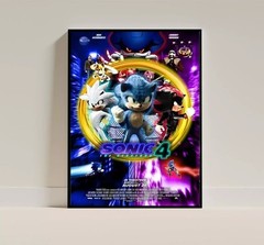 Sonic The Hedgehog 4 (2025) Movie Poster, Film Poster, Movie Poster
