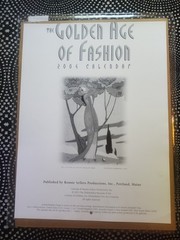 The Gold Fan Georges Lepape 1920 Art Deco Fashion Reprint source 2004 calendar