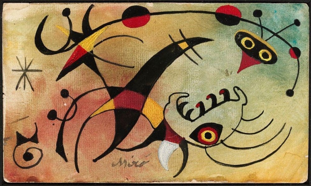 Marionette – Joan Miró – 1922 – Surrealist Abstract Playful Colorful Art Decor