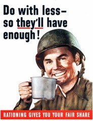 Do With Less – So They’ll Have Enough – 1943 – World War II – Propaganda Poster