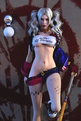 Harley Quinn Fan Poster – DC Comics Wall Art Print, Bold Pop Art Decor