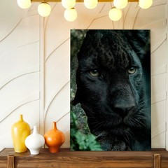 Wall Art Black Panther Portrait Wildlife Animal Close Up Canvas Print Decor