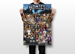 Homies Family Art Wall Indoor Room Outdoor – POSTER 20×30