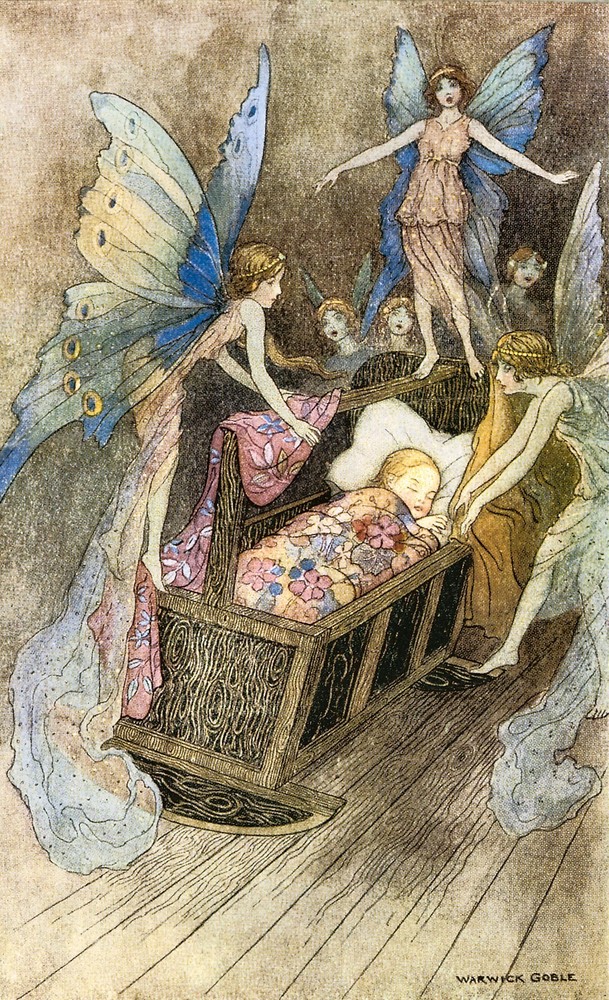 Book of Fairy Poetry Warwick Goble 1920 Reproduction Print 11 x 17 S2