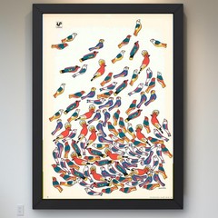 Cepelia 1967 Poster by Waldemar Świerzy, Polish Folk Art Vintage Wall Art