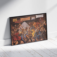 Ernie Barnes The Sugar Shack Poster Wall Art Marvin Gaye I Want You Print Decor