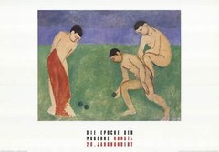 HENRI MATISSE Joueurs de Boules, 1908 27.5″ x 39.25″ Offset Lithograph 1997 Mod