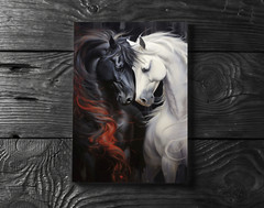 Beautiful Horse Art Animal Lover Poster Print – No Frame