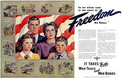 No Other Land The Price Of Freedom Small – 1943 – World War II Propaganda Poster