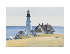 Lighthouse and Buildings Portland Head 1927, Edward Hopper, Print Poster 11″x14″