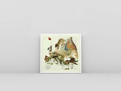 Europe Map, Europe 2D Relief Map, Europe Vintage Map – 2D Flat Print