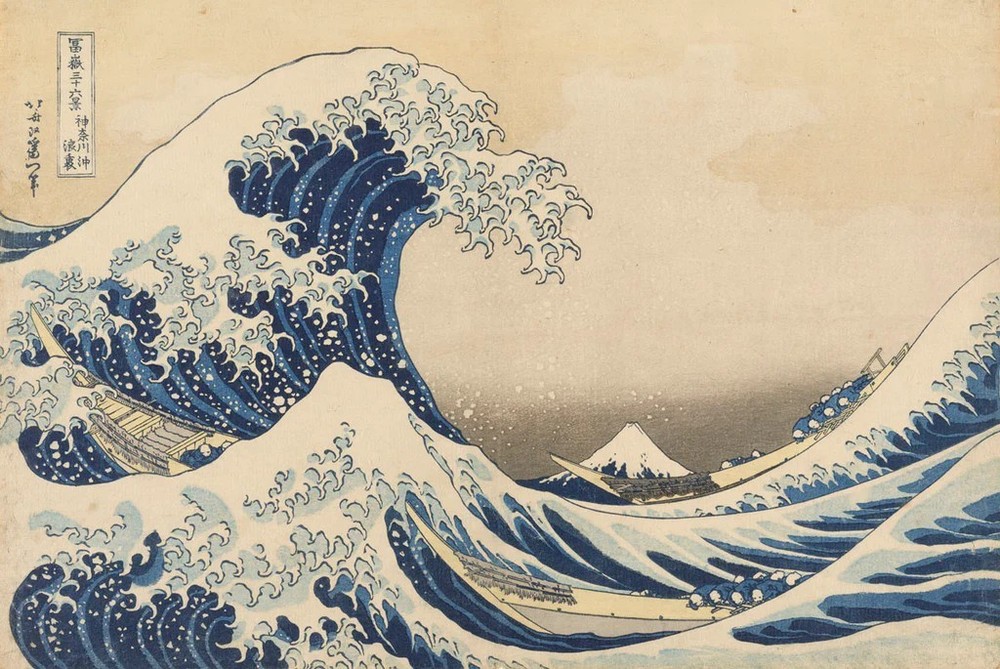 The Great Wave Kanagawa, Katsushika Hokusai, Wall Decor Home Art Print 11″ x 14″