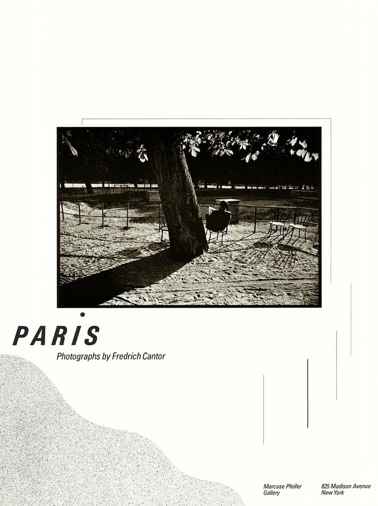 FREDRICH CANTOR Paris, 1980