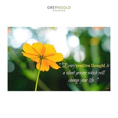 Positive Thoughts Quote Poster Wall Art Print pick size A4/A3/A2/90x60cm