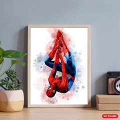 | Superheroes Watercolor Wall Art Poster Prints | Superheroes Wall Art | Set …