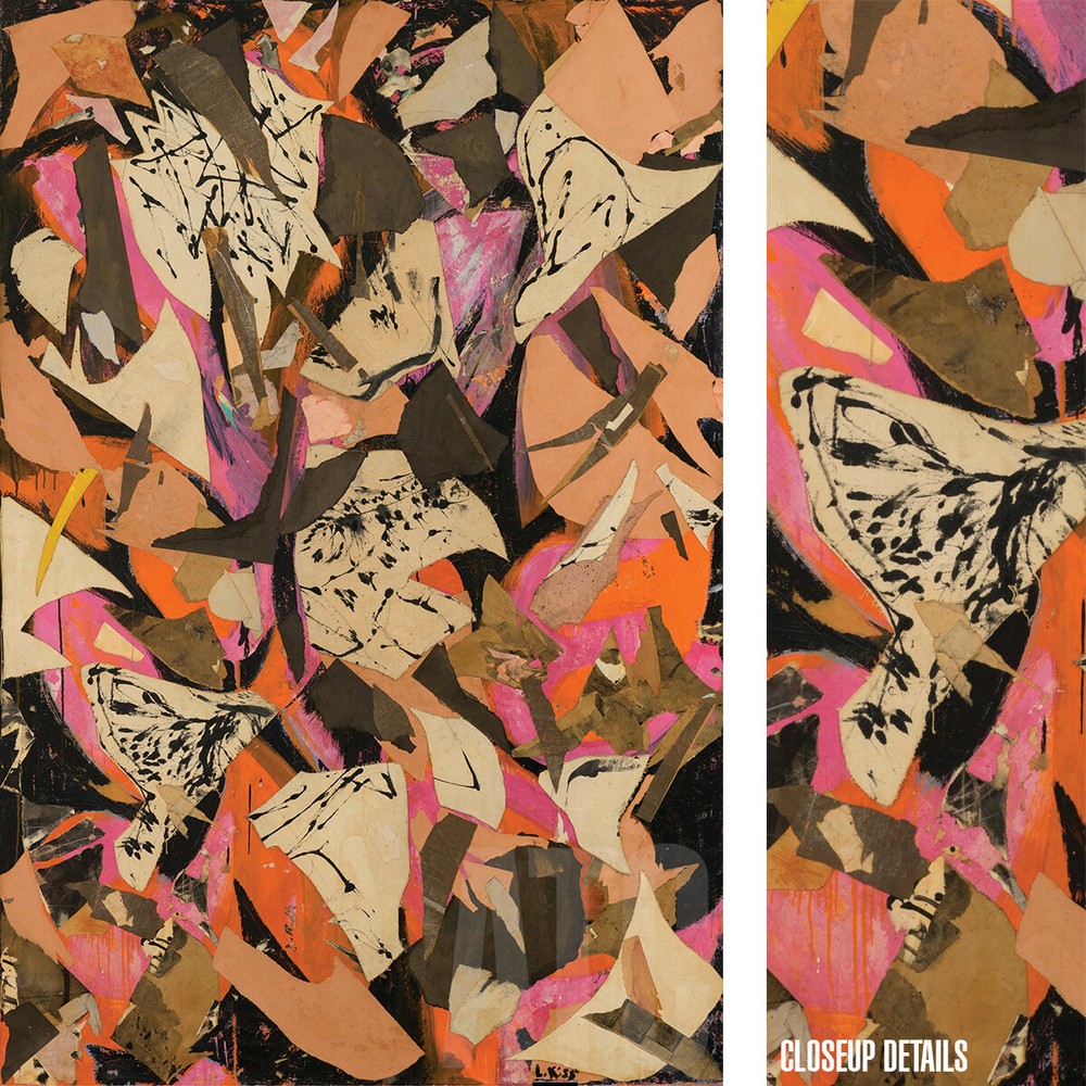 32W»x48H» BALD EAGLE 1955 by LEE KRASNER and JACKSON POLLOCK – CHOICES of CANVAS