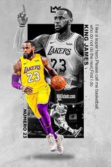 Lebron James Canvas Poster Wall Art Decor Print (Unframe 12x18inch)
