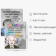 Famous Scientists Motivational Quotes Posters for Classroom Inspirational Quotes