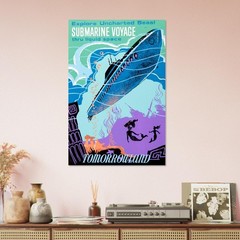 DISNEY – SUBMARINE VOYAGE – TOMORROWLAND ATTRACTION POSTER