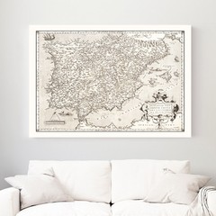 Old Map of Portugal 1570 – Vintage Portugal Art Wall Decor