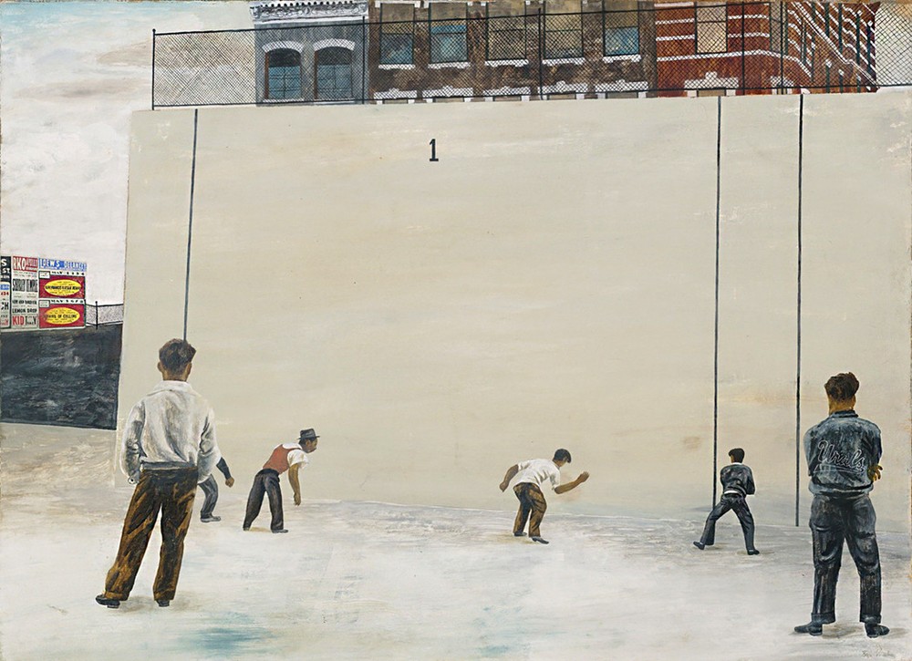 BEN SHAHN THE HANDBALL EXPRESSIONISM ART GICLEE PRINT FINE CANVAS